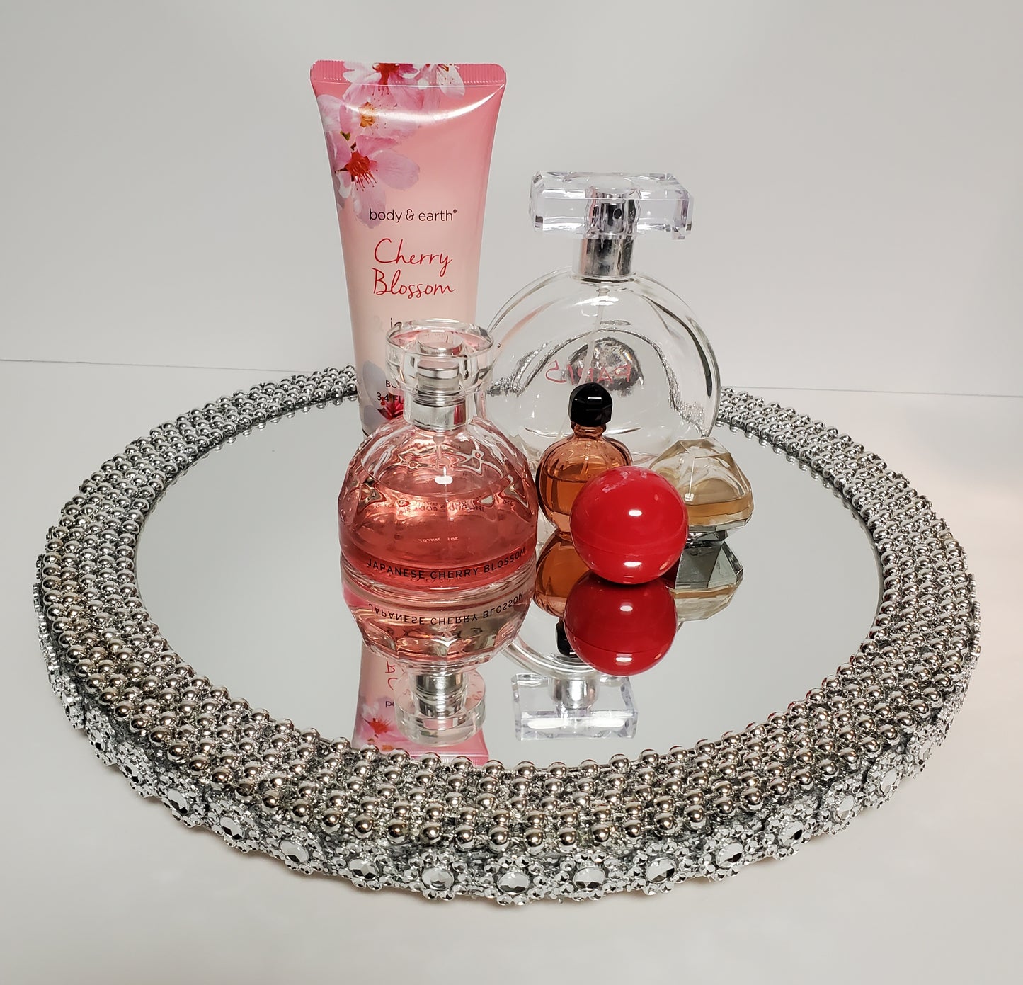 Mirrored Vanity Organizer