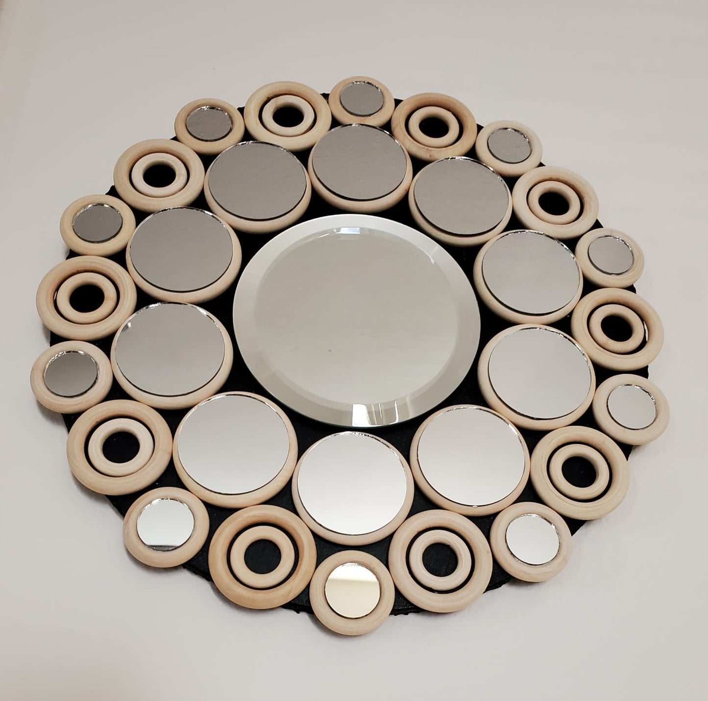 Decorative rustic Wood wall Mirror