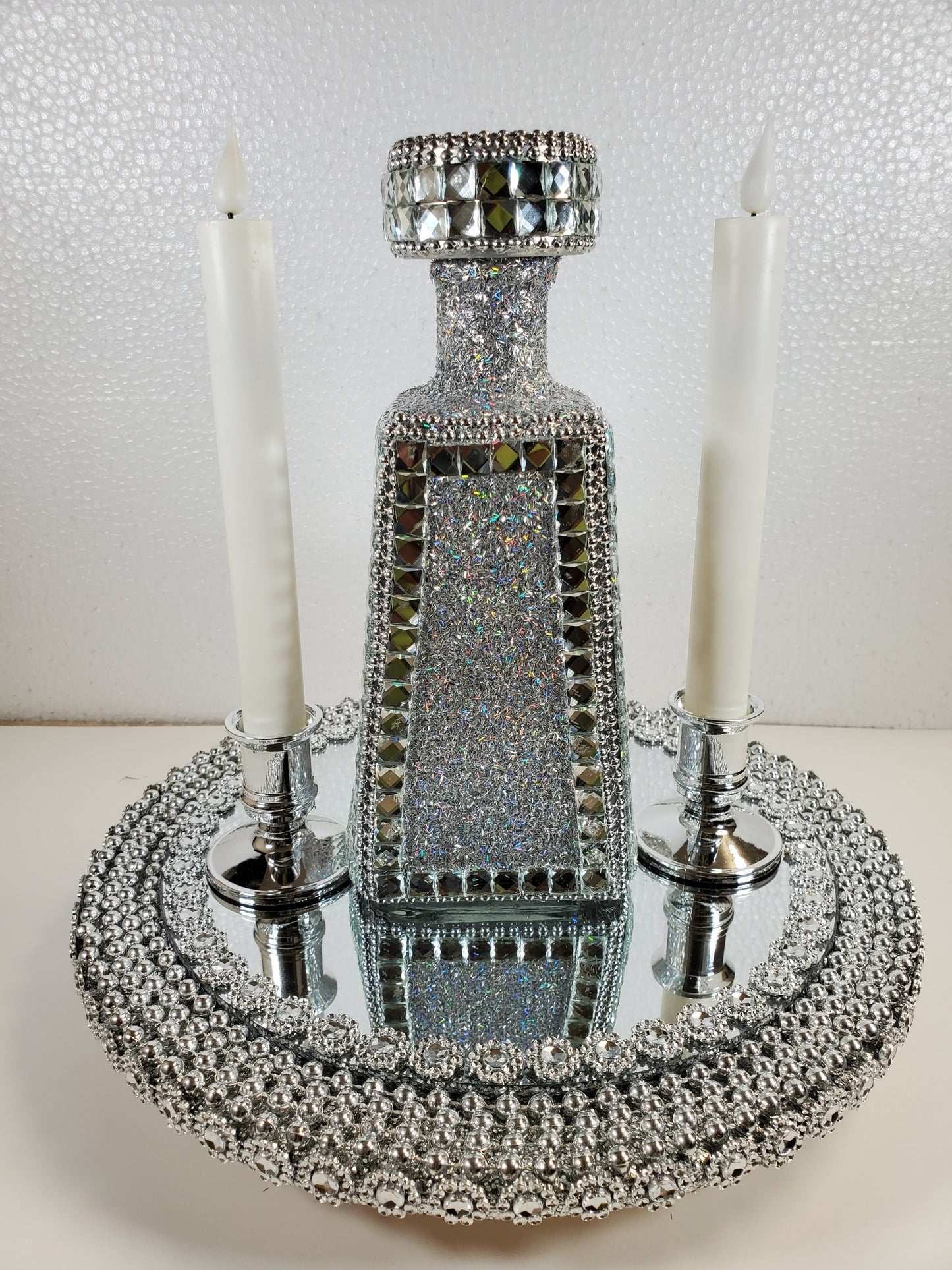 Dazzling Recycled Wine Bottles.