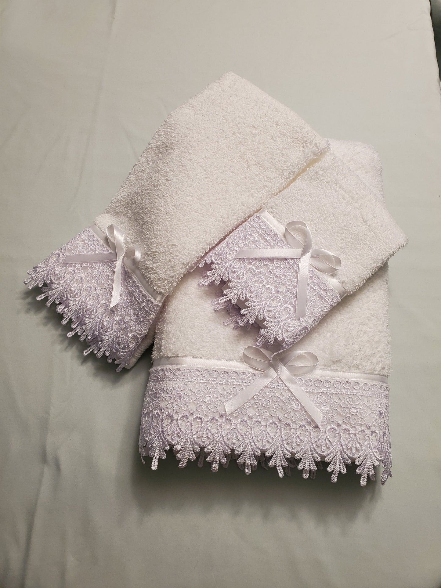 Carina Home Expression 3PC Decorative Bath Towel Set