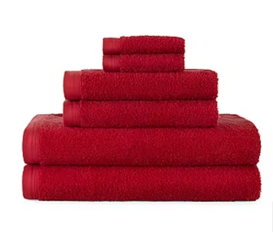 Home Expression 6PC Luxury Bath Towel Set